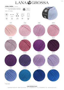 Cool Wool 2025 Farbkarte 2